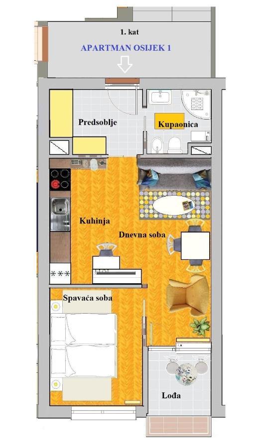 Apartman Osijek Apartment Osijek